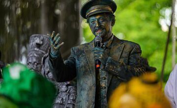 FOTO: V Spišskej Novej Vsi ožili cez víkend Živé sochy