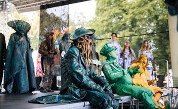 FOTO: V Spišskej Novej Vsi ožili cez víkend Živé sochy