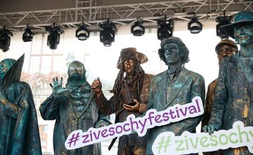 FOTO: V Spišskej Novej Vsi ožili cez víkend Živé sochy