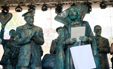 FOTO: V Spišskej Novej Vsi ožili cez víkend Živé sochy