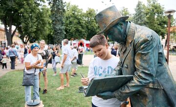 FOTO: V Spišskej Novej Vsi ožili cez víkend Živé sochy