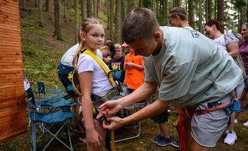 FOTO: Pri Gelnici otvorili nový lanový park TurzoVia
