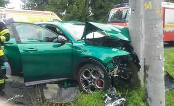 FOTO: Nehoda v Spišskej Novej Vsi