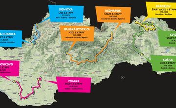 FOTO: Preteky Okolo Slovenska neminú ani Košice
