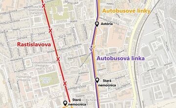 FOTO: Rastislavovu ulicu v Košiciach idú opravovať