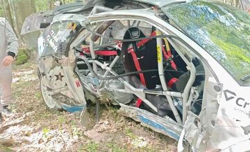 FOTO: Nehoda na Rally Abov 2025