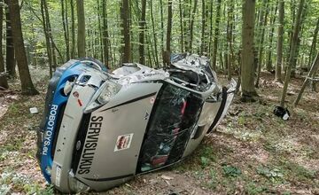 FOTO: Nehoda na Rally Abov 2025