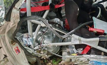 FOTO: Nehoda na Rally Abov 2025