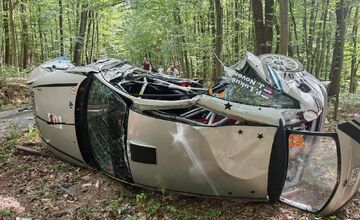 FOTO: Nehoda na Rally Abov 2025