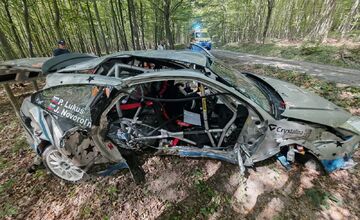 FOTO: Nehoda na Rally Abov 2025