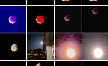 FOTO: Krvavý mesiac nad východom