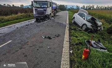 FOTO: FOTO: Tragická dopravná nehoda v okrese Košice-okolie