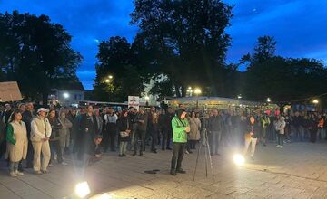 FOTO: Protesty proti konsolidácii na Spiši a v Košiciach