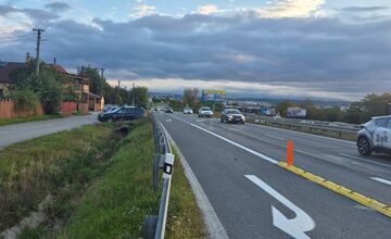 FOTO: Nové dopravné značenie na odbočke na Pereš