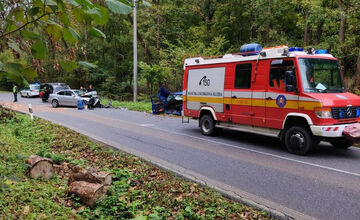 FOTO: K ťažkej nehode došlo za obcou Margecany