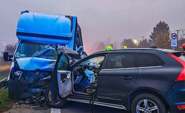 FOTO: Čelná zrážka pri Turni nad Bodvou