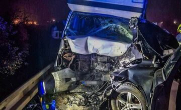 FOTO: Čelná zrážka pri Turni nad Bodvou