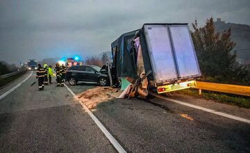 FOTO: Čelná zrážka pri Turni nad Bodvou