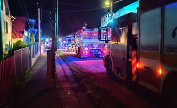 FOTO: Požiar rodinného domu v Zemplínskej Teplici