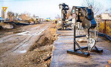FOTO: Modernizácia električkovej trate na Jazere