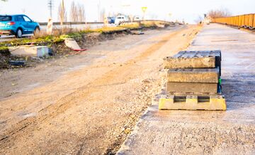 FOTO: Modernizácia električkovej trate na Jazere