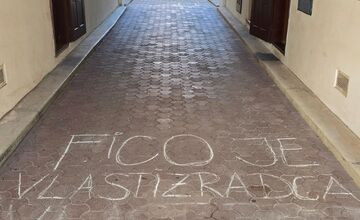 FOTO: Kriedová revolúcia v Košiciach