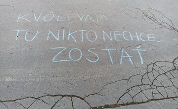 FOTO: Kriedová revolúcia v Košiciach
