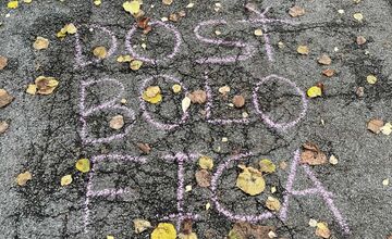 FOTO: Kriedová revolúcia v Košiciach