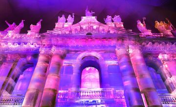 FOTO: Veľkolepý ľadový dóm otvoril brány. Prezident Pellegrini v úžase