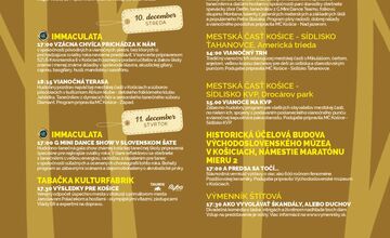 FOTO: Počas Košických rozprávkovýc Vianoc si môžete užiť bohatý program 