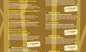 FOTO: Počas Košických rozprávkovýc Vianoc si môžete užiť bohatý program 