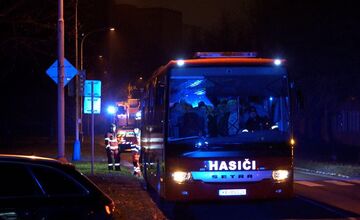 FOTO: Nočný požiar bytu na Terase