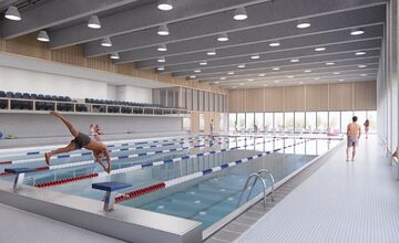 FOTO: V kráľovskom Chlmci sa začína s výstavbou plavárne