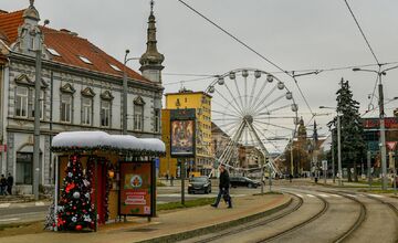 FOTO: Vianočná zastávka na Námestí osloboditeľov od Kauflandu