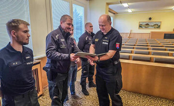 FOTO: Policajti z Rožňavy získali za svoju odvahu významné ocenenie