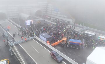 FOTO: DOD v tuneli Višňové