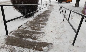 FOTO: Zimná údržba chodníkov v Košiciach