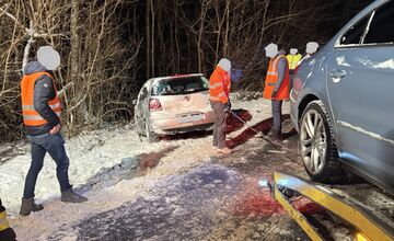 FOTO: Vážna nehoda v trebišovskom okrese