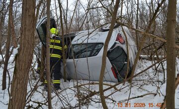 FOTO: Vážna nehoda v trebišovskom okrese