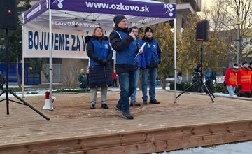 FOTO: Štrajkový míting zamestnancov U. S. Steel