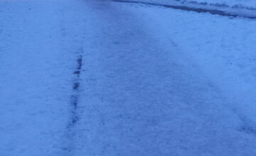 FOTO: Košickí Južania upozorňujú na nebezpečné chodníky