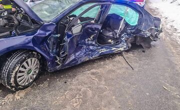 FOTO: Vážna nehoda medzi obcami Rákoš a Slanec