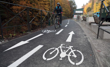 FOTO: Košice začínajú s výstavbou nového cyklochodníka