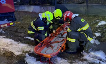 FOTO: Požiar rodinného domu v Harichovciach