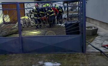 FOTO: Požiar rodinného domu v Harichovciach