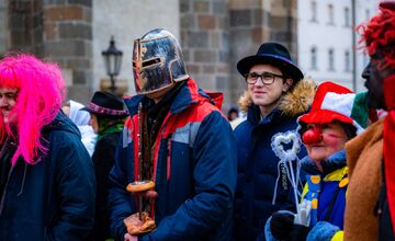 FOTO: Fašiangový sprievod centrom Košíc či sladká šiškománia, takto vyzerali slávnosti v metropole východu