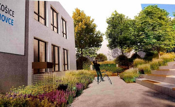 FOTO: Starosta košického sídliska ukázal obyvateľom návrhy komunitnej kaviarne