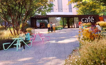 FOTO: Starosta košického sídliska ukázal obyvateľom návrhy komunitnej kaviarne