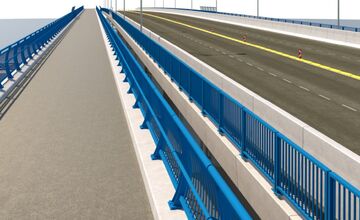 FOTO: Vizualizácia rekonštrukcie mosta na Hlinkovej v Košiciach