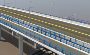 FOTO: Vizualizácia rekonštrukcie mosta na Hlinkovej v Košiciach